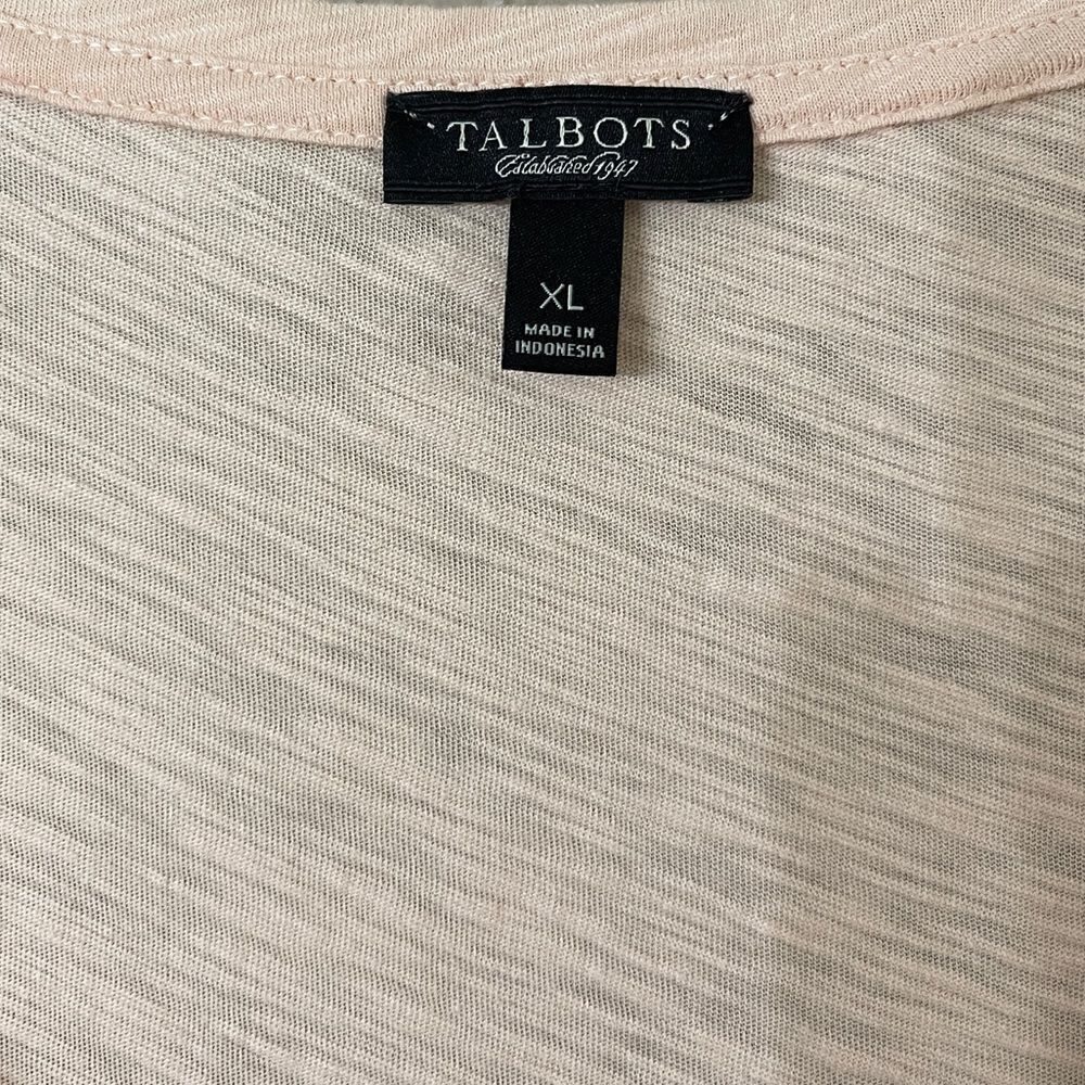 Talbots Tuxedo Front Blouse Size XL - Picture 3 of 4